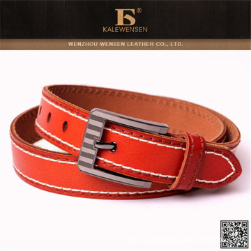 Wholesale New Design Most Popular Mens Blue Leather Belt